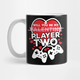 Will You Be My Player Two Valentines Day Mug